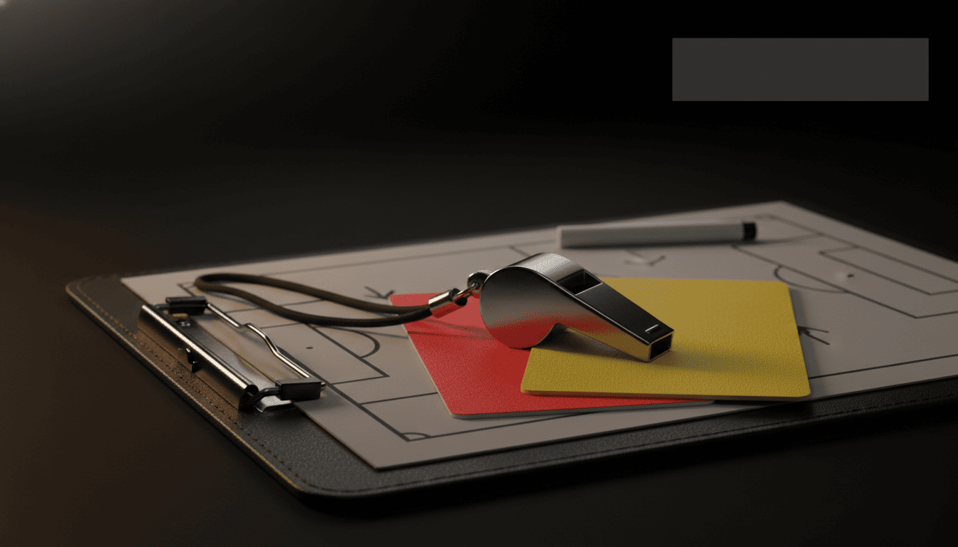 Como montar o kit essencial de técnicos e árbitros profissionais?